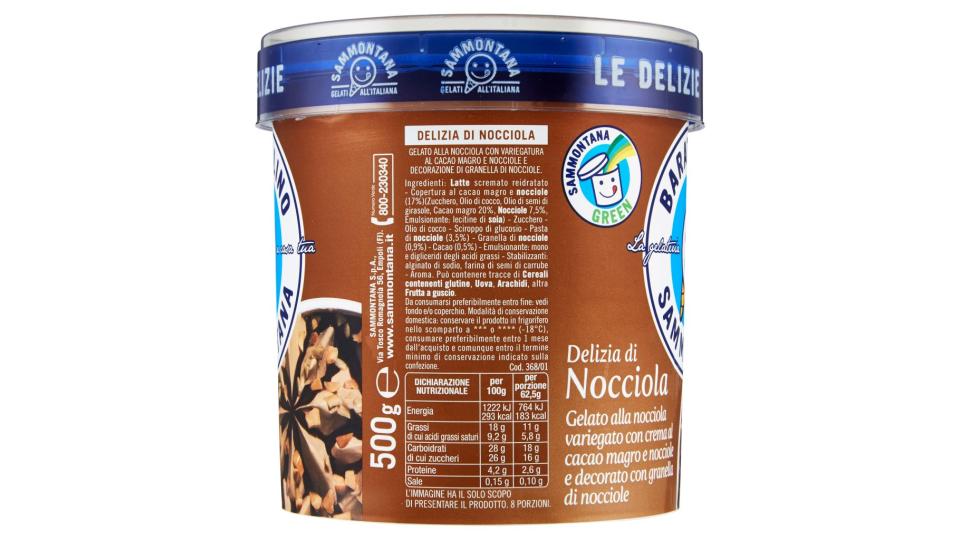 le Delizie Barattolino Delizia di Nocciola