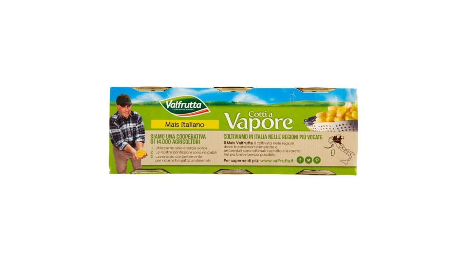 Cotti a Vapore Mais Italiano 3 x 160 g