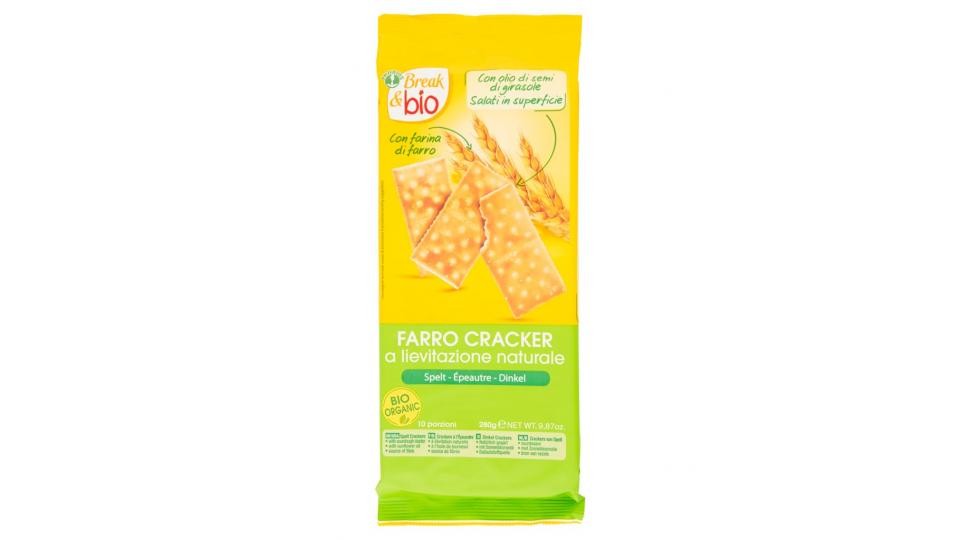 Break & Bio Farro Cracker a Lievitazione Naturale 10 x 28 g