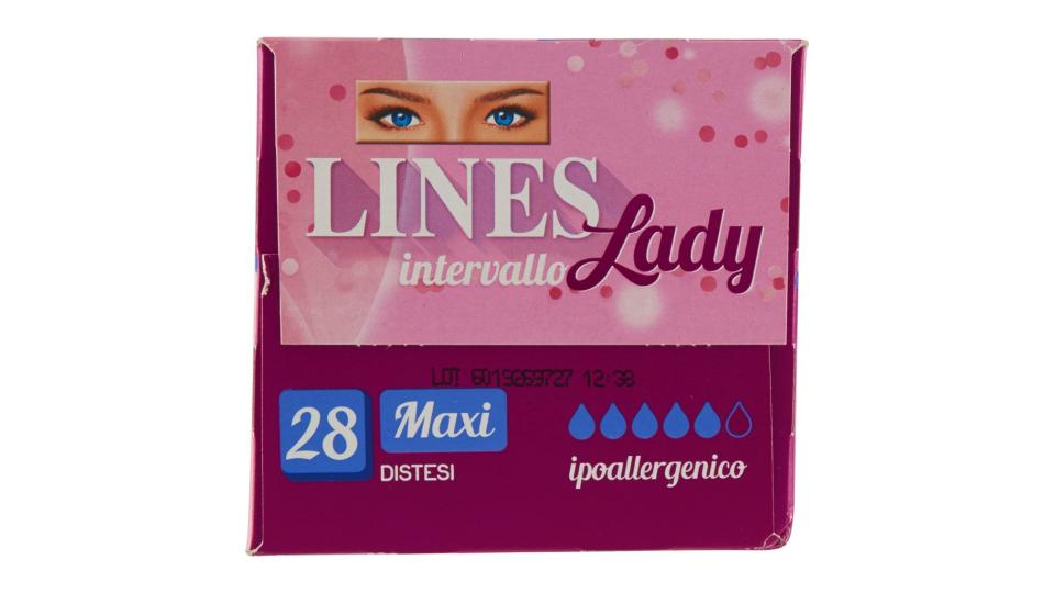 Intervallo Lady Maxi Proteggislip Distesi 28 Pz