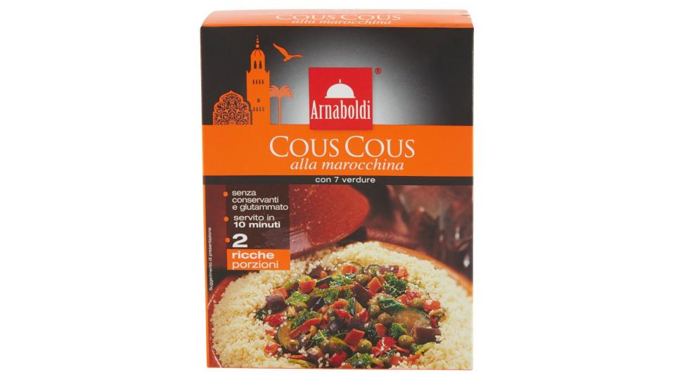 Cous Cous alla Marocchina con 7 Verdure