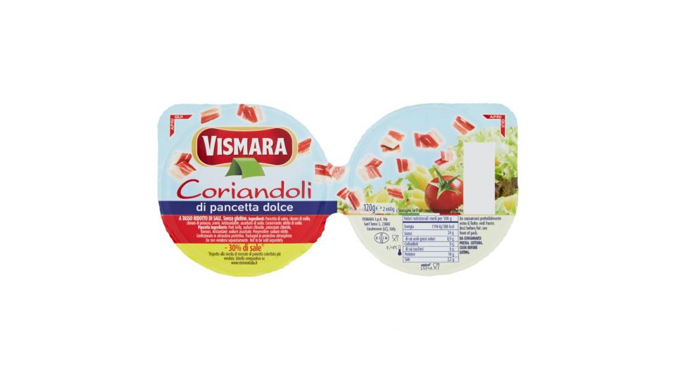 Coriandoli di Pancetta Dolce -30% di Sale* 2 x 60 g