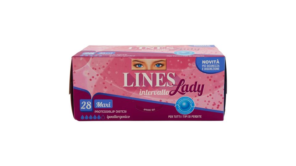 Intervallo Lady Maxi Proteggislip Distesi 28 Pz