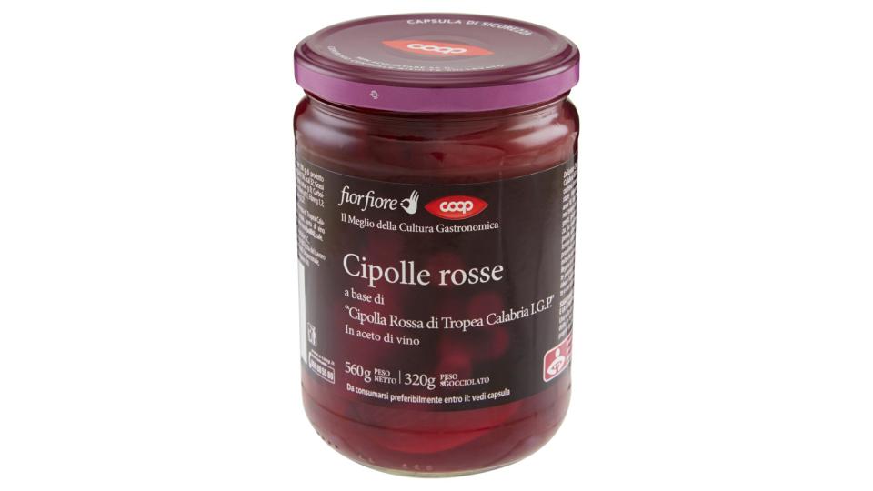 Cipolle Rosse a Base di "cipolla Rossa di Tropea Calabria I.G.P."