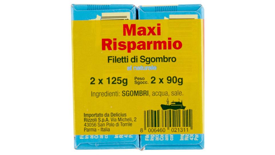 Filetti di Sgombro al Naturale