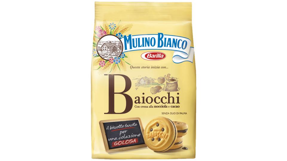 Baiocchi con Crema alla Nocciola e Cacao