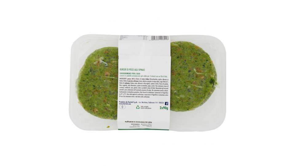 Burger di Pesce agli Spinaci 2 x 90 g