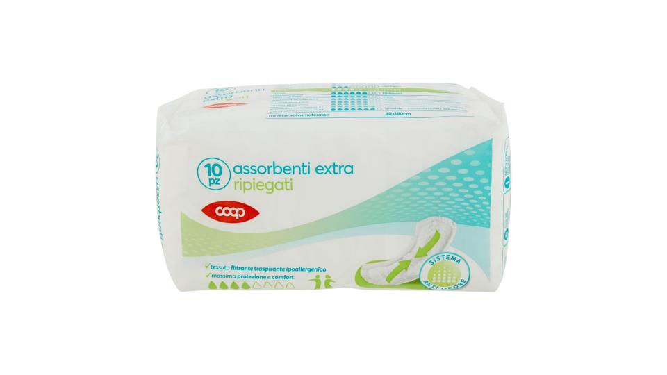Assorbenti Extra Ripiegati 10 Pz