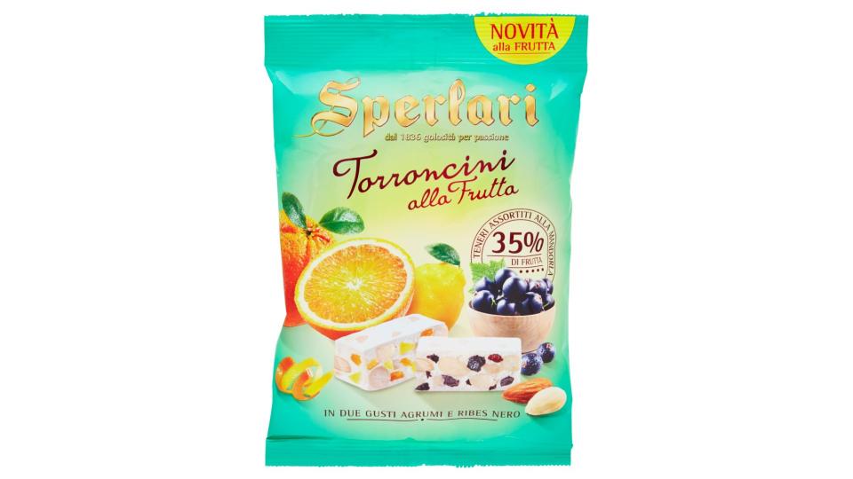 Torroncini Teneri alla Frutta Assortiti agli Agrumi e Ribes