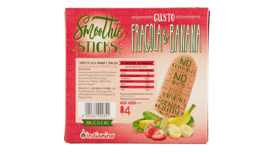 Smoothie Sticks Gusto Fragola & Banana