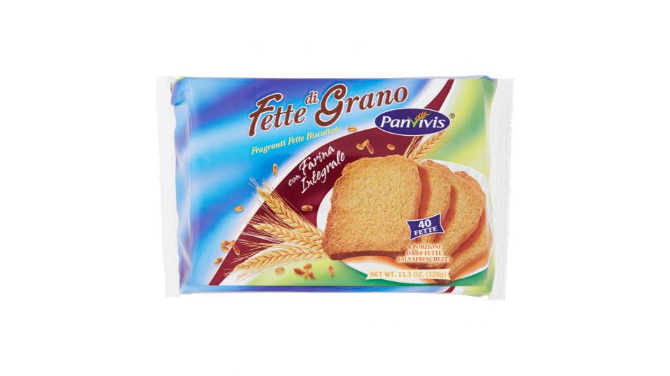 Fette di Grano con Farina Integrale 40 Fette