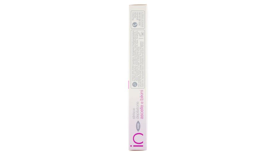 Strisce Depilatorie Ascelle e Bikini 20 Strisce 4 Salviette Post-epilazne