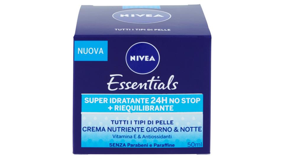 Essentials Super Idratante 24h No Stop + Riequilibrante Crema Nutriente Giorno & Notte