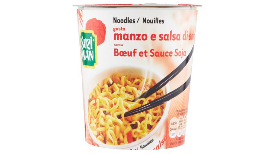 Noodles Gusto Manzo e Salsa di Soia