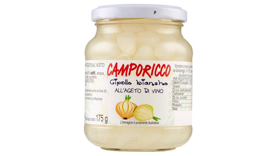 Cipolle Bianche all'Aceto di Vino 175 g