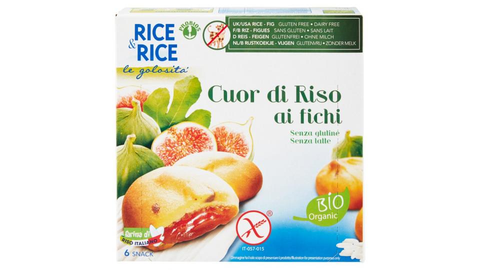 Rice & Rice le Golosità Cuor di Riso ai Fichi 6 x 33,3 g