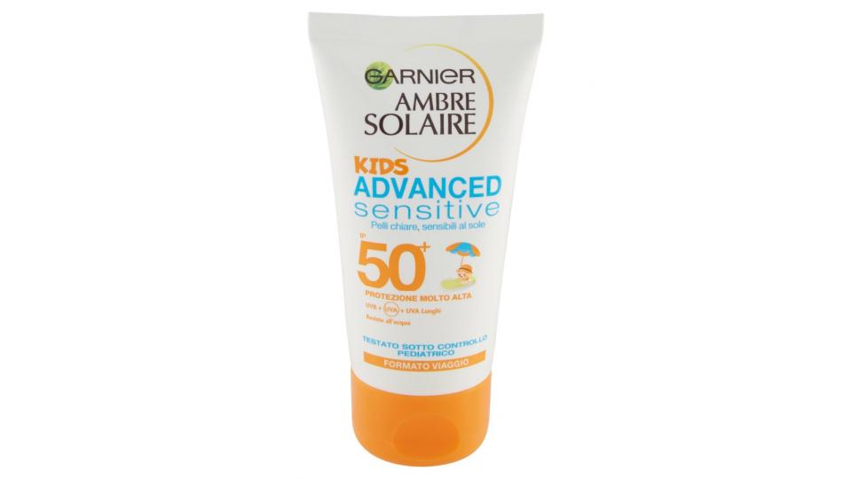 Protezione Solare Bambini Advanced Sensitive Kids, Protezione Molto Alta Ip50+