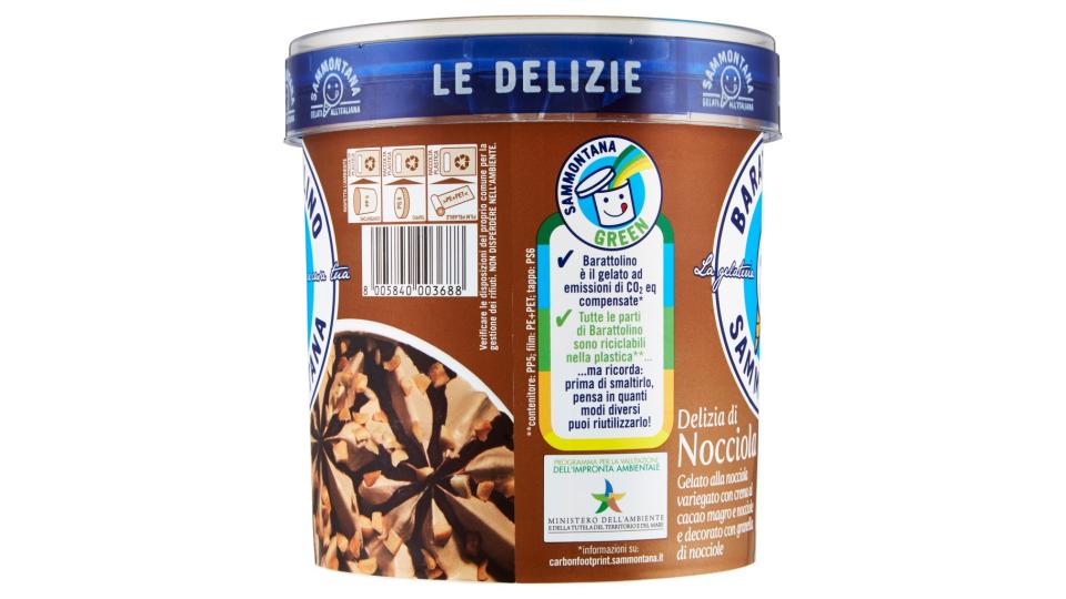 le Delizie Barattolino Delizia di Nocciola