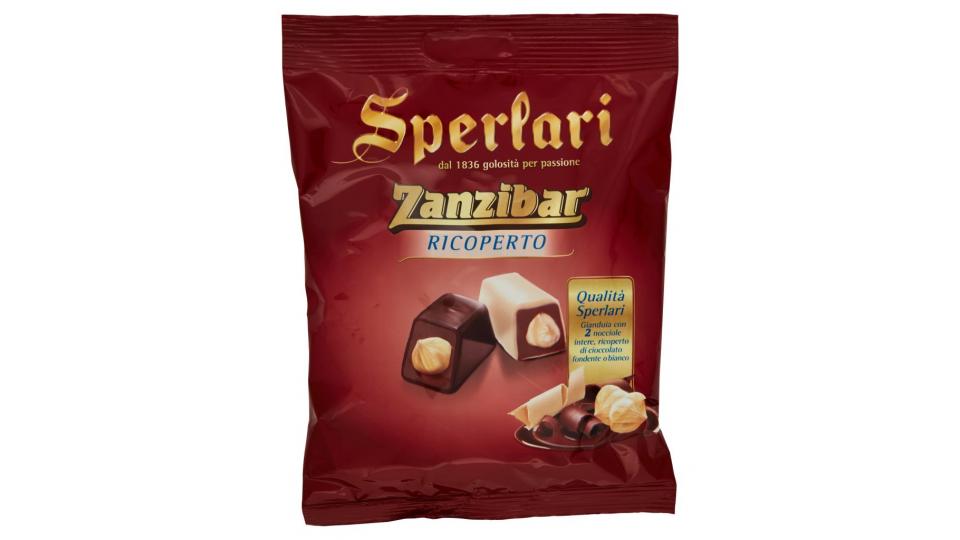 Zanzibar Gianduia Ricoperto di Fondente o Bianco