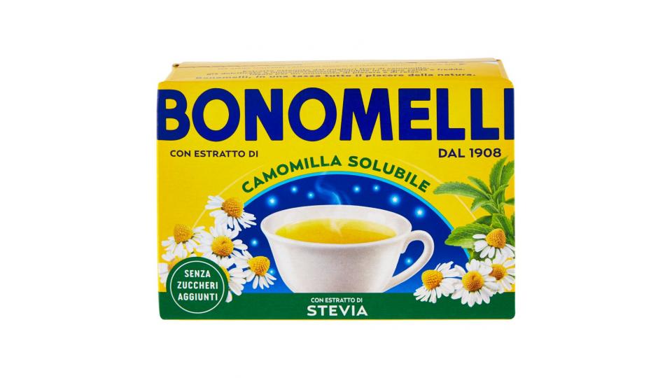 Con Estratto di Camomilla Solubile con Estratto di Stevia