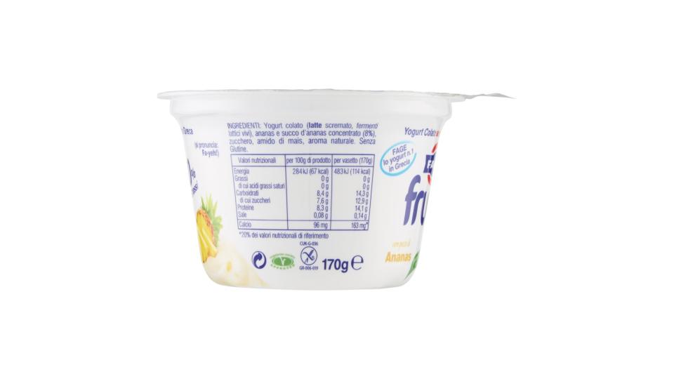 Fruyo 0% Grassi con Pezzi di Ananas