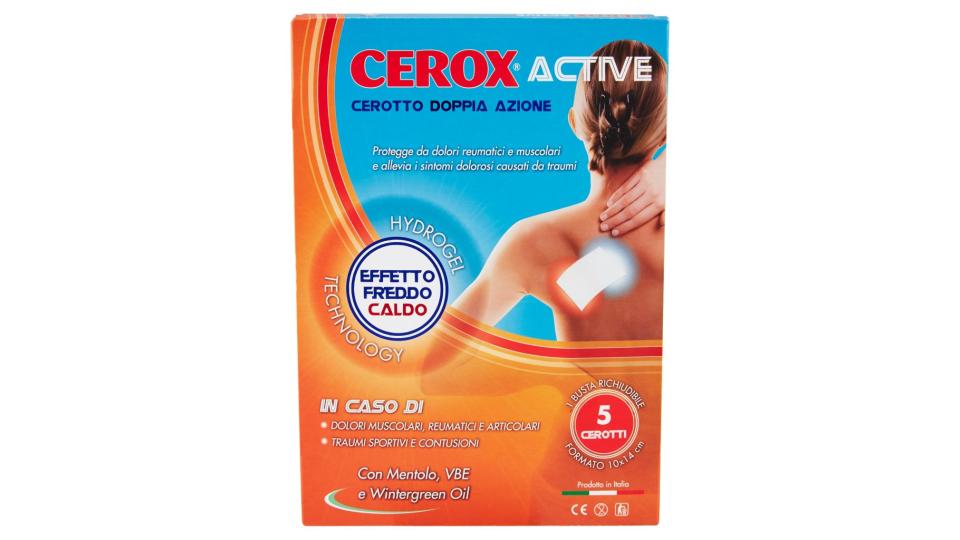 Active Cerotto Doppia Azione 5 Pz