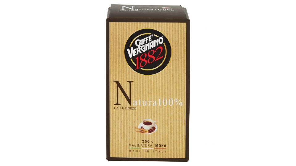 Natura100% Caffè e Orzo Macinatura Moka