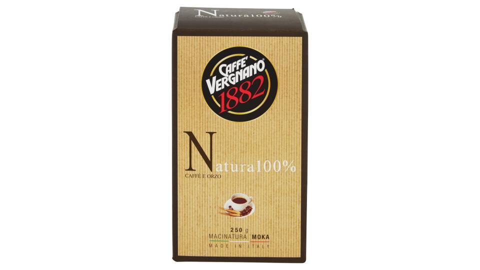 Natura100% Caffè e Orzo Macinatura Moka