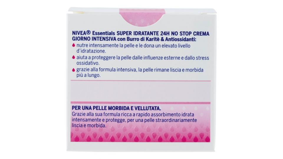 Essentials Super Idratante 24h No Stop + Nutriente Crema Giorno