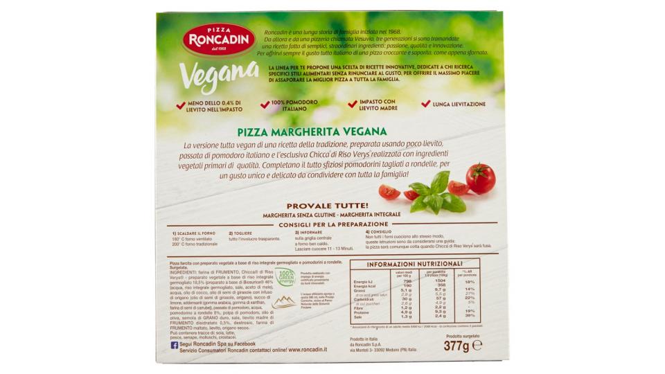 Per Te! Vegana Pizza Margherita