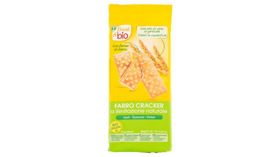 Break & Bio Farro Cracker a Lievitazione Naturale 10 x 28 g