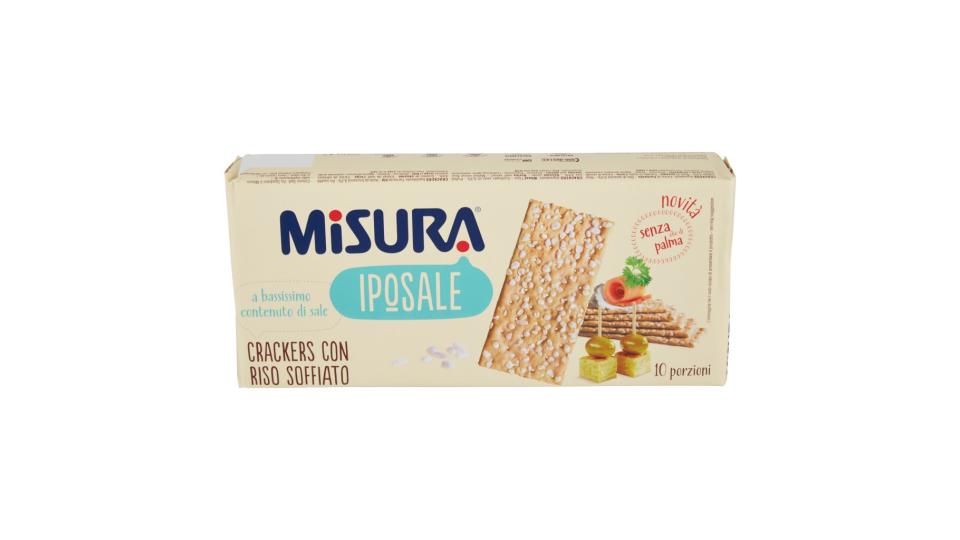 Iposale Crackers con Riso Soffiato