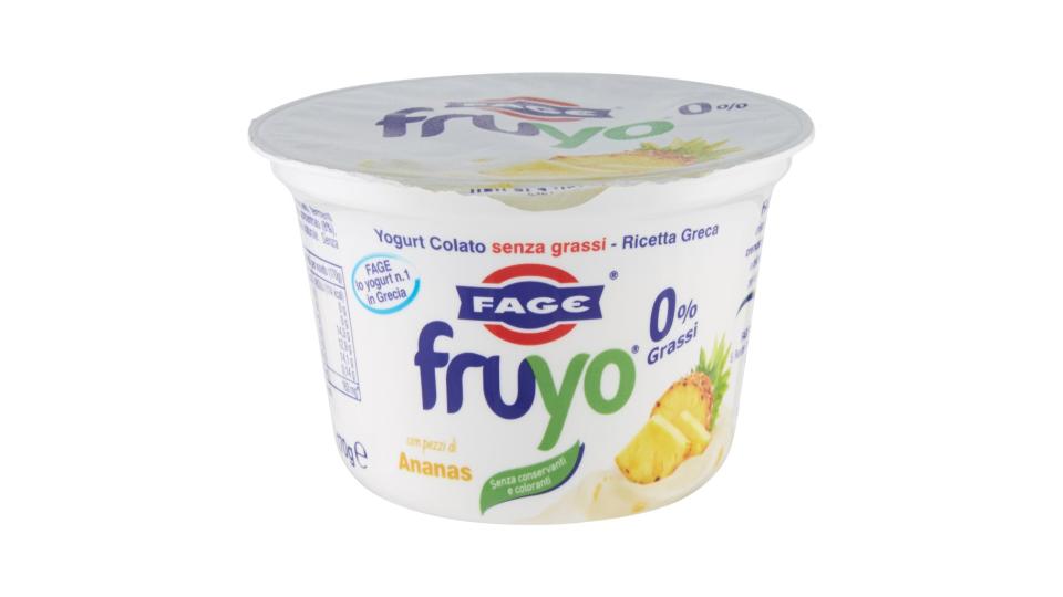 Fruyo 0% Grassi con Pezzi di Ananas