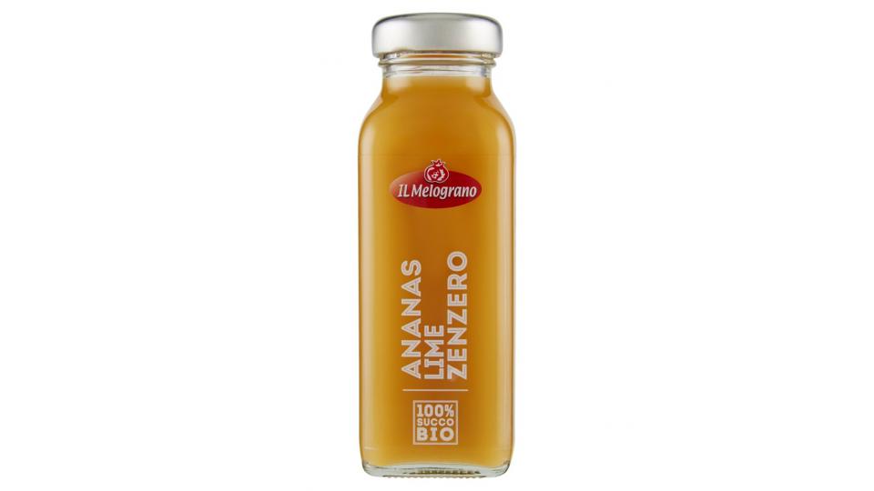 Ananas Lime Zenzero 100% Succo Bio