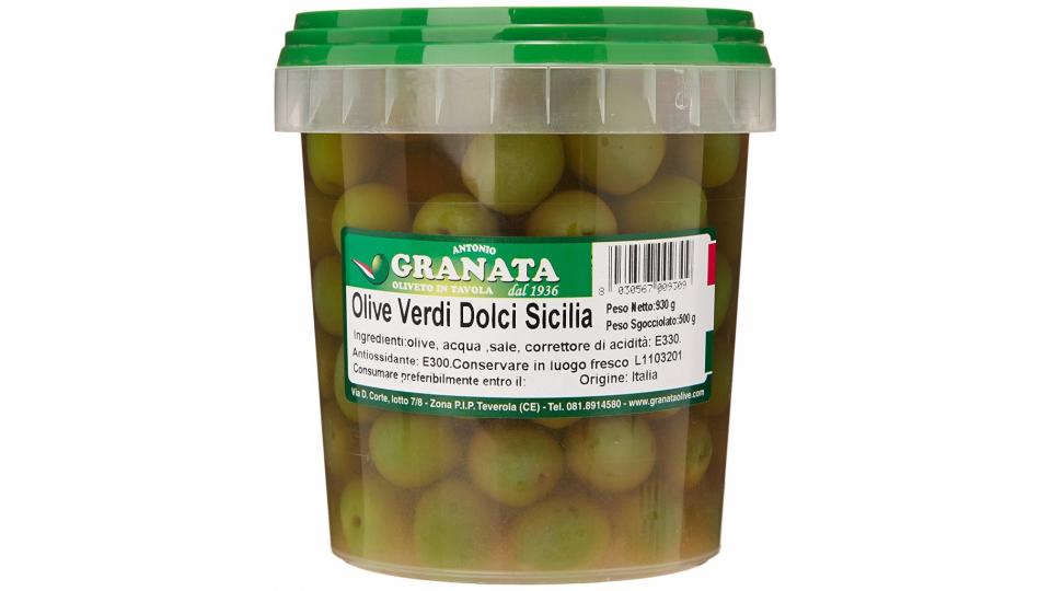 Olive Dolci Verdi Sicilia