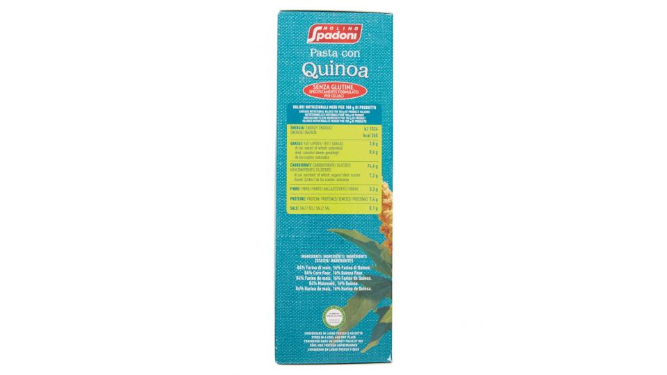 Senza Glutine Pasta con Quinoa Penne
