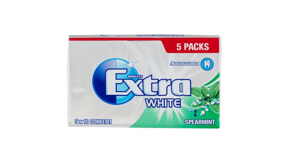 Extra White Spearmint 5 x 10 Confetti