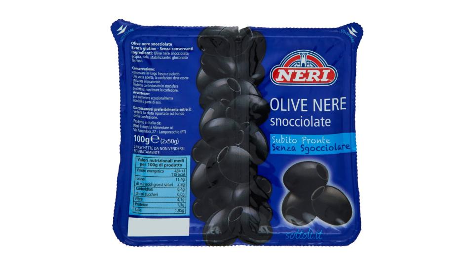 Olive Nere Snocciolate