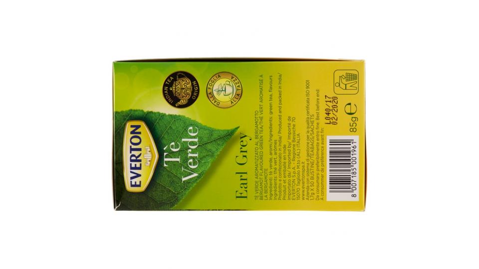 Tè Verde Earl Grey 50 x 1,7 g