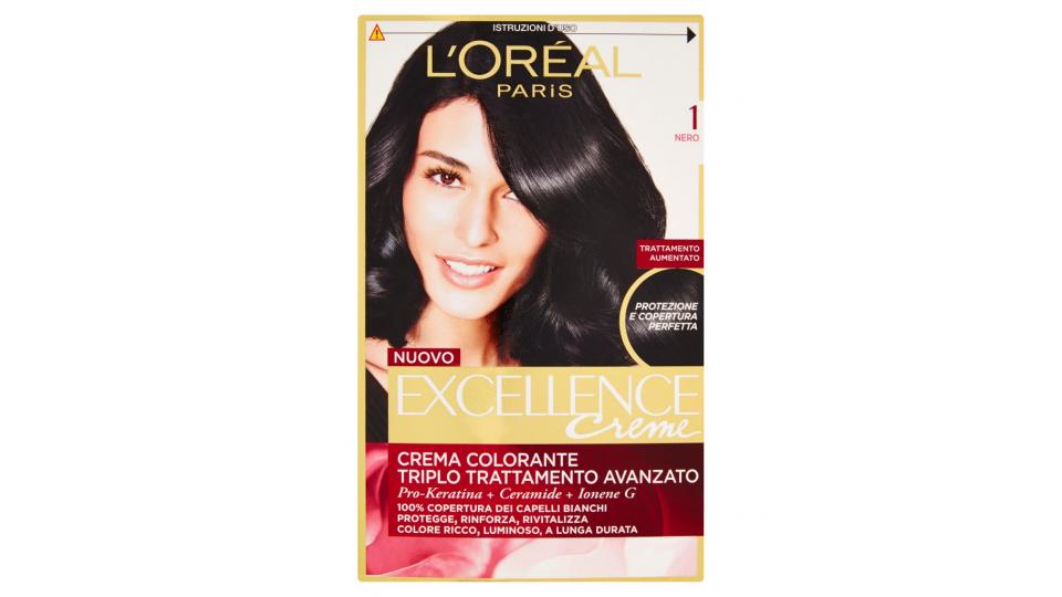 Excellence Creme Crema Colorante 1 Nero