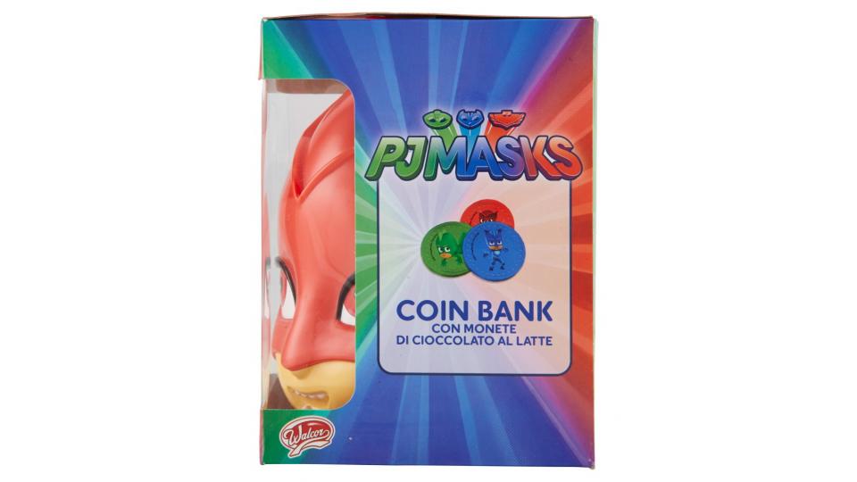 Coin Bank Pj Masks con Monete di Cioccolato al Latte