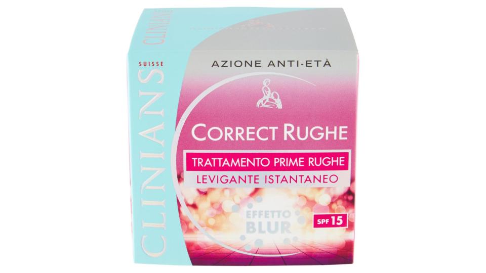 Correct Rughe Trattamento Prime Rughe Levigante Istantaneo Spf15