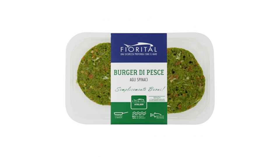 Burger di Pesce agli Spinaci 2 x 90 g