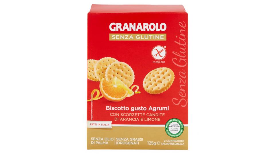 Senza Glutine Biscotto Gusto Agrumi 2 x 62,5 g