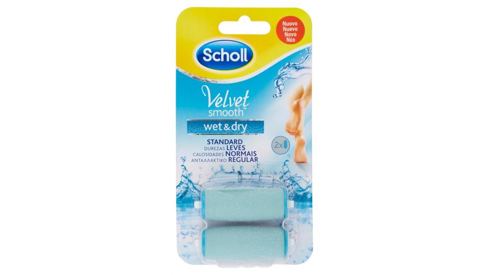 Velvet Smooth Wet & Dry Testine Rotanti 2 Pz