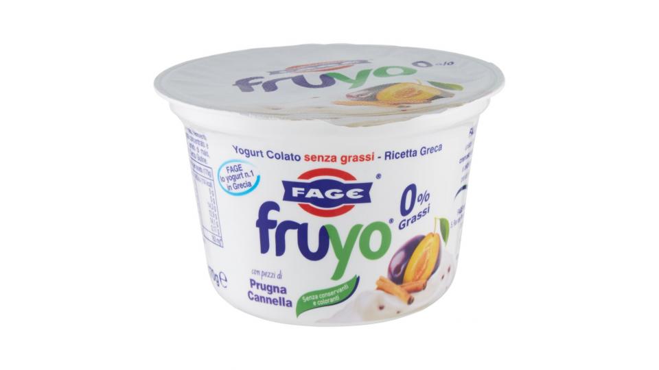 Fruyo 0% Grassi con Pezzi di Prugna Cannella