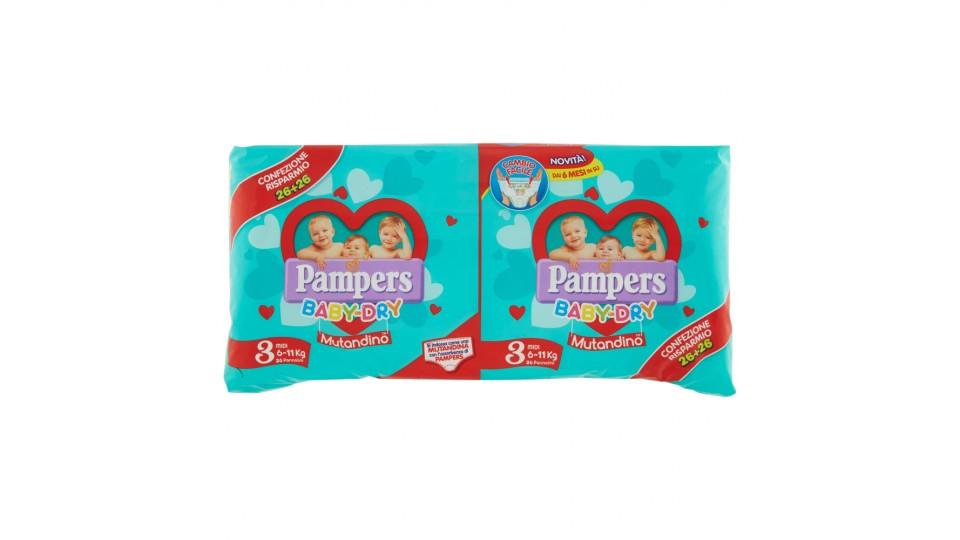 Pampers Baby-Dry Mutandino VP x52