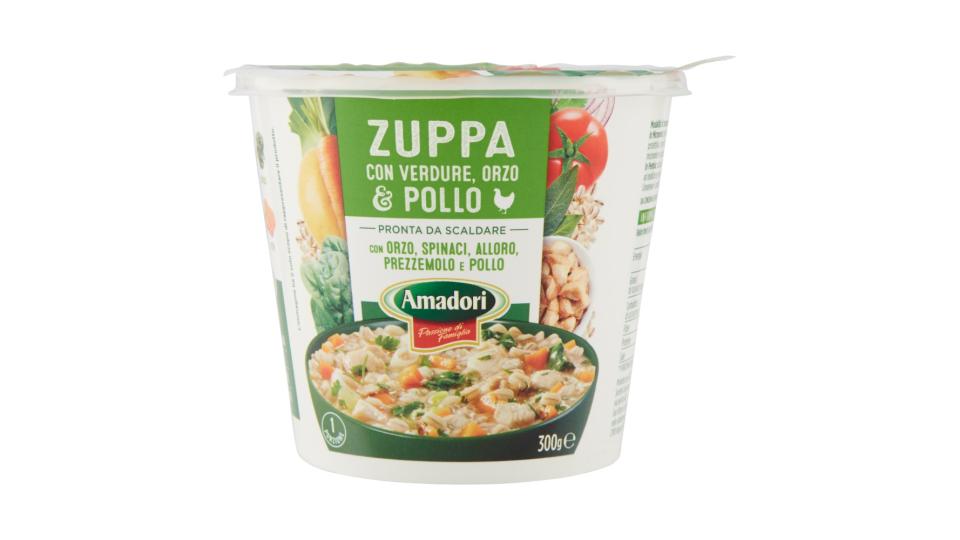 Amadori Zuppa con Verdure, Orzo & Pollo