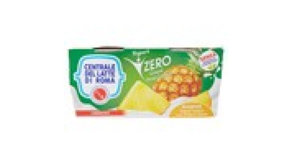 Centrale del Latte di Roma Zero Grassi Ananas Yogurt magro con frutta in pezzi