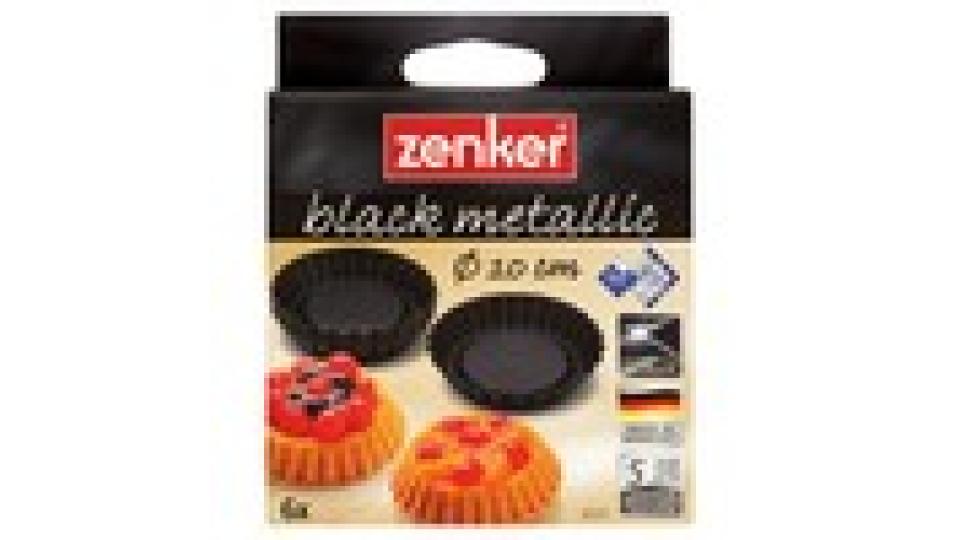 Zenker Black metallic 6 Stampi per crostatine Ø